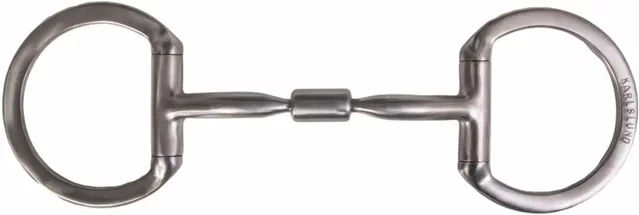 Karlslund Olivenkopf-Gebiss für Pferde aus Titan 11,5 cm – Bild 1 von 2