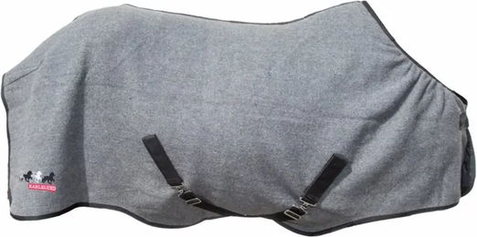 Produktbild von Karlslund Outdoor-Pferdedecke aus Wolle in Grau