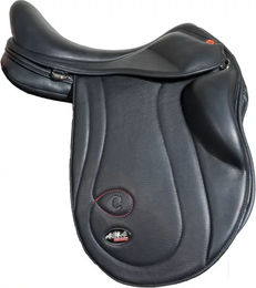 Produktbild von Karlslund Reitsattel aus Wolle Schwarz 17 Zoll/46 cm