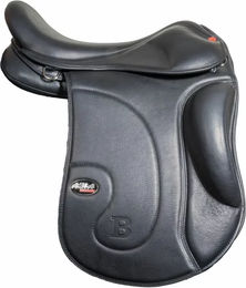 Karlslund Reitsattel aus Wolle Schwarz 46cm – Bild 1 von 2