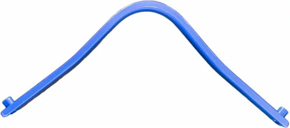 Produktbild von Karlslund Sattelbaum für Pferde Eisenmodell 90 Grad in Blau