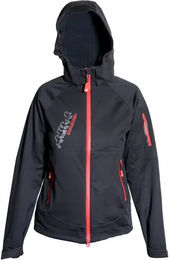 Karlslund Sleipnir Softshell-Reitjacke für Damen und Herren Schwarz Grösse L wasserdicht – Bild 1 von 4
