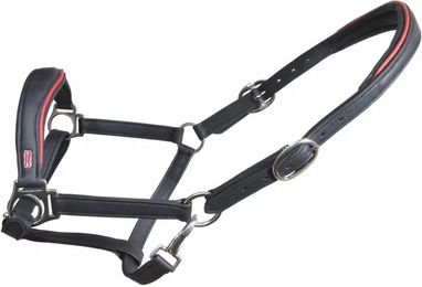 Produktbild von Karlslund Soft Comfort Pferdehalfter aus Leder in Schwarz