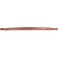 Produktbild von Karlslund Stirnband für Pferde mit Zopf aus Leder in Braun