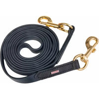 Produktbild von Karlslund SuperStrap Zügel Schwarz mit Messingbeschlägen für Pferde