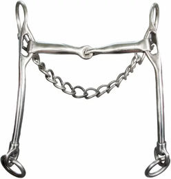 Produktbild von Karlslund Titan Kandaren Gebiss für Pferde 105 mm Silber