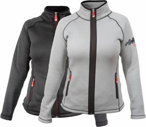 Produktbild von Karlslund Vinnur Reitjacke für Damen in Grau mit Fleece und wasserabweisender Funktion Größe XL