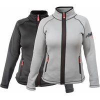 Produktbild von Karlslund Vinnur Reitjacke für Damen in Grau mit Fleece und wasserabweisender Funktion Größe XS