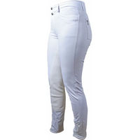 Produktbild von Karlslund Vinnur Turnierreithose Damen Weiß wasserabweisend aus Nylon Größe L