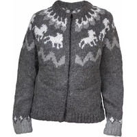 Produktbild von Karlslund Wollpullover Damen Grau Größe L