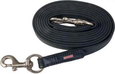Produktbild von Karlslund Zügel für Pferde aus Leder in Schwarz