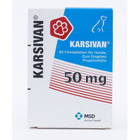 Produktbild von Karsivan 50mg Filmtabletten für Hunde 60 Stück