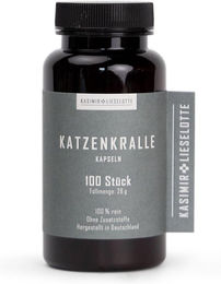 Kasimir und Lieselotte Katzenkralle Kapseln Vegan zur Unterstützung des Immunsystems 28g – Bild 1 von 2