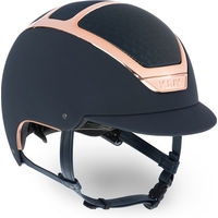 Produktbild von KASK Dogma Chrome Light Everyrose Reithelm mit Liner in Rosa Schwarz aus Kunstleder