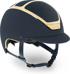 KASK Dogma Chrome Light Reithelm Gold Schwarz mit Liner – Bild 1 von 8