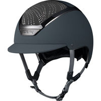 Produktbild von KASK Dogma Chrome Swarovski Flow Reithelm mit Swarovski-Besatz in Silber