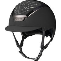 Produktbild von Kask Dogma Chrome Swarovski Vibe Reithelm für Damen in Schwarz Größe 56
