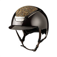 Produktbild von KASK Dogma Pure Shine Swarovski Midnight Reithelm mit Inlay