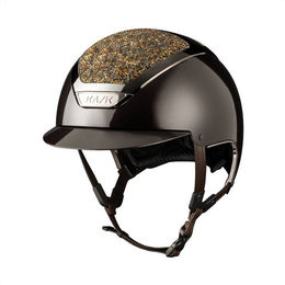 KASK Dogma Pure Shine Swarovski Midnight Reithelm mit Inlay Blau Schwarz – Bild 1 von 3