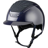 Produktbild von KASK Dogma Pure Shine Swarovski Reithelm Grau Blau Größe 57