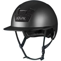 Produktbild von KASK Kooki Lady Reithelm Swarovski Carpet für Damen in Schwarz mit Liner 59 cm