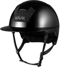 Produktbild von Kask Kooki Lady Swarovski Carpet Personalisierter Reithelm für Damen in Schwarz 52 cm