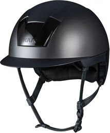 Kask Kooki Reithelm Unisex Schwarz mit Liner – Bild 1 von 3