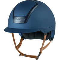 Produktbild von KASK NEMESI METAL Reithelm mit beigem Kinnriemen aus ABS und Polycarbonat