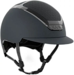 Produktbild von KASK Reithelm Dogma Chrome Unisex Silber Grau Schwarz 55 cm