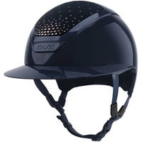 Produktbild von KASK Reithelm Star Lady Pure Shine Passage für Damen in Schwarz Blau Größe 56