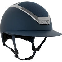 Produktbild von Kask Star Lady Chrome Reithelm für Damen in Silber Blau 59 cm