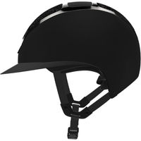 Produktbild von KASK Star Lady Chrome Swarovski Midnight Reithelm für Damen mit Liner in Silber und Schwarz