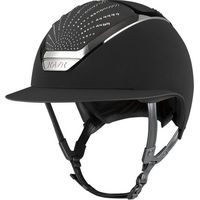 Produktbild von KASK Star Lady Chrome Swarovski Origin Reithelm für Damen in Silber und Schwarz