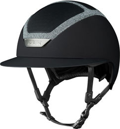 Produktbild von KASK Star Lady Chrome Swarovski Reithelm für Damen mit Liner in Silber Schwarz