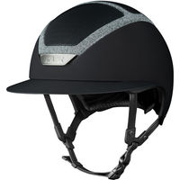 Produktbild von KASK Star Lady Chrome Swarovski Reithelm für Damen mit Liner in Silber Schwarz