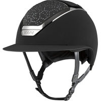 Produktbild von KASK Star Lady Chrome Swarovski Vibe Reithelm für Damen in Schwarz-Silber