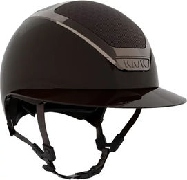Produktbild von Kask Star Lady Pure Shine Reithelm für Damen in Silber oder Braun 52 cm