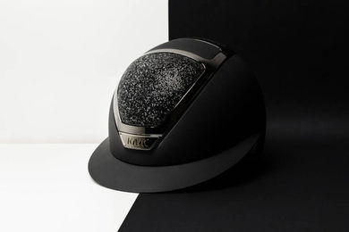 Kask Star Lady Pure Shine Swarovski Midnight Reithelm für Damen mit Liner in Blau Schwarz – Bild 1 von 5