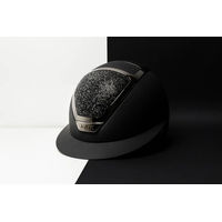 Produktbild von Kask Star Lady Pure Shine Swarovski Midnight Reithelm für Damen mit Liner in Blau Schwarz