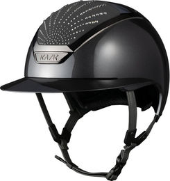 Produktbild von KASK Star Lady Pure Shine Swarovski Origin Reithelm für Damen in Blau Grau oder Schwarz Größe 58