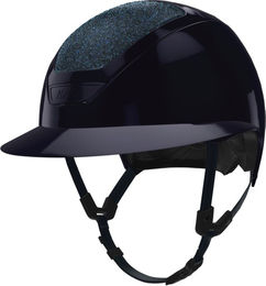 Produktbild von Kask Star Lady Pure Shine Swarovski Reithelm für Damen in Blau mit Kunststoffschale