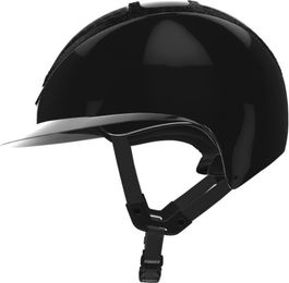 Produktbild von KASK Star Lady Pure Shine Swarovski Reithelm für Damen Schwarz mit Liner Größe 56