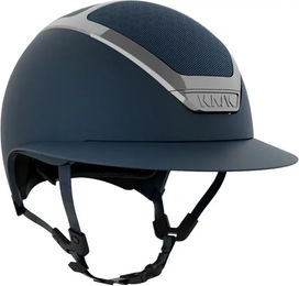 Produktbild von Kask Star Lady Reithelm für Damen in Chrome Silber Blau Größe 56 cm