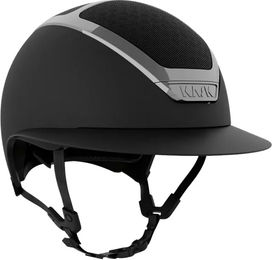 Produktbild von Kask Star Lady Reithelm für Damen in Chrome Silber Schwarz 56 cm
