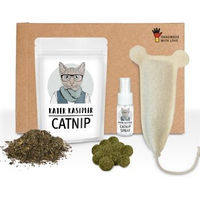 Produktbild von Kater Kasimir Katzenminze Party Paket buntes Catnip-Spielzeug aus Wolle für Katzen aller Altersstufen