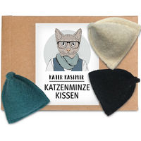 Produktbild von Kater Kasimir Katzenminze-Spielzeug Set aus Filz für Katzen 3er Pack
