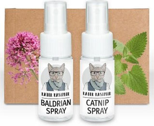 Kater Kasimir Katzenminze-Spray und Baldrian-Spray 2er Set für Katzen - 2 x 30 ml – Bild 1 von 2