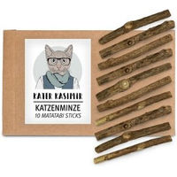 Produktbild von Kater Kasimir Matatabi Sticks Katzenminze Spielzeug zur Zahnpflege für Katzen 10er Set