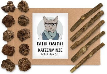 Kater Kasimir Matatabi Sticks und Matatabi Früchte 2er Set für Katzen – Bild 1 von 1