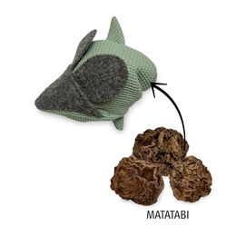 Kater Kasimir Mausbert 2-in-1 Kuschelkissen und Katzenspielzeug 4er Set aus Bio-Baumwolle mit Bio-Katzenminze, Bio-Baldrian und Matatabi für Katzen – Bild 1 von 4
